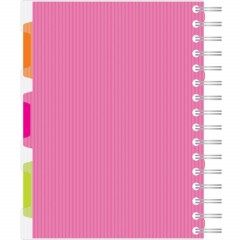 Бизнес-тетрадь 140л,кл,А5,SPIRAL BOOK Розовый,евроспир,обл.пласт,разд.84111 Бизнес-тетрадь 140л,кл,А5,SPIRAL BOOK Розовый,евроспир,обл.пласт,разд.84111 - фото 3