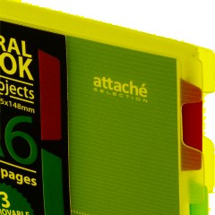 Бизнес-тетрадь 140л,кл,А6,SPIRAL BOOK Розовый,евроспир,обл.пласт,разд.84117 - фото 3