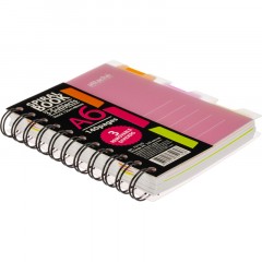 Бизнес-тетрадь 140л,кл,А6,SPIRAL BOOK Розовый,евроспир,обл.пласт,разд.84117 Бизнес-тетрадь 140л,кл,А6,SPIRAL BOOK Розовый,евроспир,обл.пласт,разд.84117 - фото 6