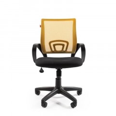Кресло VT_EChair-304 TC Net ткань черн/сетка желтая, пластик Кресло VT_EChair-304 TC Net ткань черн/сетка желтая, пластик - фото 3