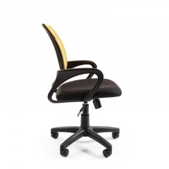 Кресло VT_EChair-304 TC Net ткань черн/сетка желтая, пластик Кресло VT_EChair-304 TC Net ткань черн/сетка желтая, пластик - фото 4