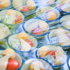 Пленка пищевая п/э 45см х 200м 7мкм прозрачная Пленка пищевая п/э 45см х 200м 7мкм прозрачная - фото 5