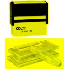 Штамп самонаборный пласт. 7/5стр. Pr.45-Set-F 25х82мм рам.(4925/DB,4928/DB) - фото 2