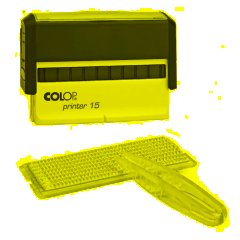 Штамп самонаборный пласт. 2стр. Pr.15-Set 69х10мм 1 касса Colop - фото 2