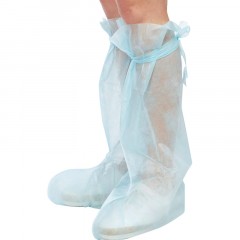 Бахилы стерил., нетканные пл.25 высокие 55см 1пар/уп  Гекса