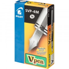 Ручка перьевая PILOT одноразовая SVP-4M V-Pen, черные чернила, 0,4мм Ручка перьевая PILOT одноразовая SVP-4M V-Pen, черные чернила, 0,4мм - фото 7