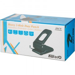 Дырокол Kw-Trio Heavy Duty 967 макс.70лист. металл черный отв.:2 с линейкой Дырокол Kw-Trio Heavy Duty 967 макс.70лист. металл черный отв.:2 с линейкой - фото 3
