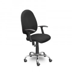 Кресло БМФ Easy Chair 223 PC ткань черная С11, хром - фото 2
