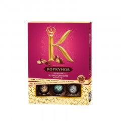 Конфеты А.Коркунов ассорти молоч шок с фундук, грец орех, ваф крошкой, 110г Конфеты А.Коркунов ассорти молоч шок с фундук, грец орех, ваф крошкой, 110г - фото 2