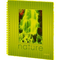 Тетрадь общая Attache,96л,клет,А5,мет.греб,обл.лак.карт - фото 2