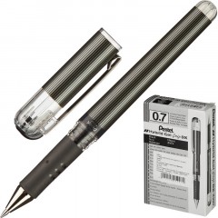 Ручка гелевая неавтомат. Pentel Hybrid gelGripDX чер0,7мм К227-А,манж Ручка гелевая неавтомат. Pentel Hybrid gelGripDX чер0,7мм К227-А,манж - фото 3