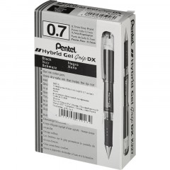Ручка гелевая неавтомат. Pentel Hybrid gelGripDX чер0,7мм К227-А,манж Ручка гелевая неавтомат. Pentel Hybrid gelGripDX чер0,7мм К227-А,манж - фото 5