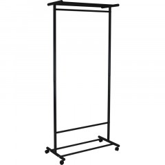 Вешалка МЕ_напольная М 9, колеса, чёрный