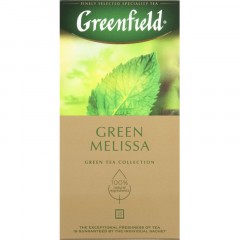 Чай Greenfield Green Melissa зеленый фольгир.25пак/уп 0435-10 Чай Greenfield Green Melissa зеленый фольгир.25пак/уп 0435-10 - фото 2