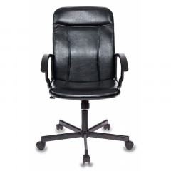 Кресло VB_EChair-563 TPU к/з черный, металл (детали в спинке) Кресло VB_EChair-563 TPU к/з черный, металл (детали в спинке) - фото 2