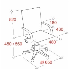 Кресло VB_EChair-563 TPU к/з черный, металл (детали в спинке) Кресло VB_EChair-563 TPU к/з черный, металл (детали в спинке) - фото 4