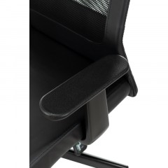 Кресло VB_EChair-651 TPU кожзам черный, сетка черая,металл Кресло VB_EChair-651 TPU кожзам черный, сетка черая,металл - фото 6