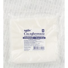 Салфетка стер 10х10см 8сл 17нитей 5шт/уп Вариант ШК61560 Салфетка стер 10х10см 8сл 17нитей 5шт/уп Вариант ШК61560 - фото 2