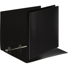Папка на 4-х кольцах пласт. 16/25мм А4 ATTACHE черная - фото 2