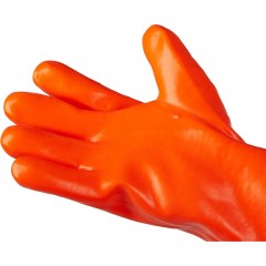 Перчатки защитные нефтеморозостойкие ПВХ утепленные р-р 10 манжет раструб - фото 5