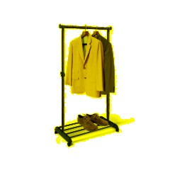 Вешалка EL_гардеробная CH-4345 черный/темный орех (911201/В1-65)