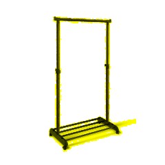 Вешалка EL_гардеробная CH-4345 черный/темный орех (911201/В1-65) - фото 2