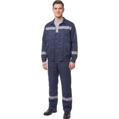 Костюм лет муж (куртка, пк) л22 т.син. 96-100/170-176 - фото 2