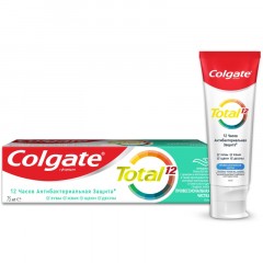 Зубная паста COLGATE TOTAL 12 Профессиональная чистка гель 75 мл Зубная паста COLGATE TOTAL 12 Профессиональная чистка гель 75 мл - фото 2