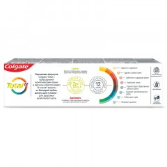 Зубная паста COLGATE TOTAL 12 Профессиональная чистка гель 75 мл Зубная паста COLGATE TOTAL 12 Профессиональная чистка гель 75 мл - фото 5