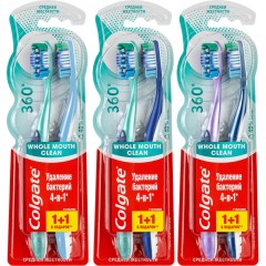Зубная щетка промоупаковка COLGATE 360? 1+1 средн. FCN21684 Зубная щетка промоупаковка COLGATE 360? 1+1 средн. FCN21684 - фото 3
