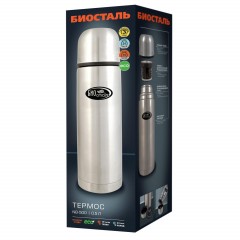 Термос БИОСТАЛЬ с узкой горловиной, 0.5 л. NB-500 Термос БИОСТАЛЬ с узкой горловиной, 0.5 л. NB-500 - фото 5