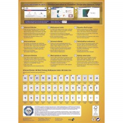 Этикетки самоклеящиеся 3660 универсал. 97х67.7мм,IJ+L+K+CL,800шт/уп - фото 3
