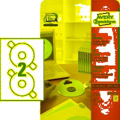 Этикетки самоклеящиеся для CD/DVD, д/41, 50 шт, Avery Zweckform, L6015-25 - фото 2