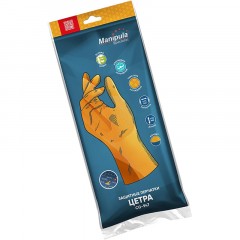 Перчатки защитные латекс Manipula ЦЕТРА (L-F-04/CG-947) р.8-8,5 (М) Перчатки защитные латекс Manipula ЦЕТРА (L-F-04/CG-947) р.8-8,5 (М) - фото 3