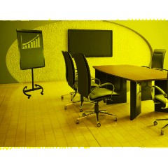 Доска магнитно-меловая 1-эл. Attache Loft 100x150 см черный - фото 5
