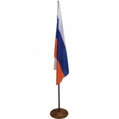 Флаг TI_напольный России, текстура дерева, вишня Флаг TI_напольный России, текстура дерева, вишня - фото 2