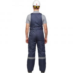 Брюки рабочие зимние муж. з28-БР син (р.56-58)170-176 - фото 5