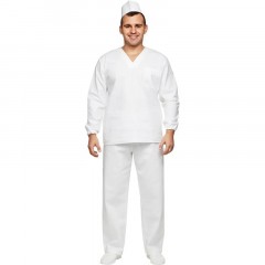 Костюм пекаря универсальный/у05-КБР дл.рук. (р.48-50) р.158-164 Костюм пекаря универсальный/у05-КБР дл.рук. (р.48-50) р.158-164 - фото 2