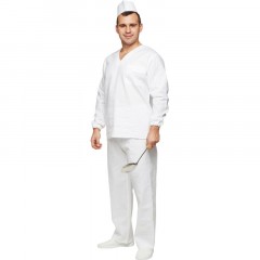 Костюм пекаря универсальный/у05-КБР дл.рук. (р.48-50) р.158-164 Костюм пекаря универсальный/у05-КБР дл.рук. (р.48-50) р.158-164 - фото 6