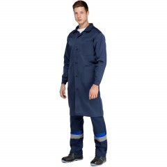 Халат муж. смесовый у03-ХЛ синий(р.64-66) 182-188 Халат муж. смесовый у03-ХЛ синий(р.64-66) 182-188 - фото 2