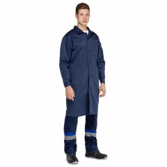 Халат муж. смесовый у03-ХЛ синий(р.64-66) 182-188 Халат муж. смесовый у03-ХЛ синий(р.64-66) 182-188 - фото 3