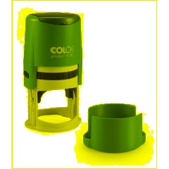 Оснастка для печати круг.с крышкой Pr. R40 розов. неон Colop Австрия - фото 2