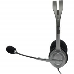 Гарнитура проводная Logitech Stereo Headset H111 Сер(981-000594/981-000593) - фото 2