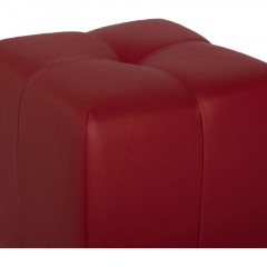 Пуф ЭТ_Николь, к/з красный матовый LUX RED Пуф ЭТ_Николь, к/з красный матовый LUX RED - фото 2