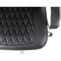 Кресло VB_Бюрократ AURA BLACK кожа черная Кресло VB_Бюрократ AURA BLACK кожа черная - фото 7