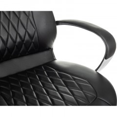 Кресло VB_Бюрократ AURA BLACK кожа черная Кресло VB_Бюрократ AURA BLACK кожа черная - фото 8