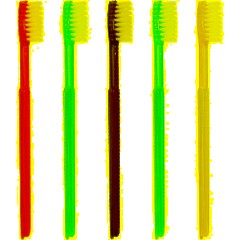 Зубная щетка с нанесенной зубной пастой Sherbet, сред.жесткость - фото 2