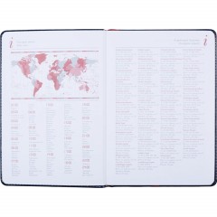 Ежедневник недатированный синий,А5,145х205мм,136л, Sidney NEBRASKA 3-128/04 - фото 3