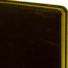 Ежедневник недатированный коричнев,А5,145х205,136л,Sidney NEBRASKA 3-128/03 - фото 5