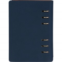 Ежедневник недатированный А5-,132х190мм,120л, FIRENZE темно-синий 3-511/01 - фото 4